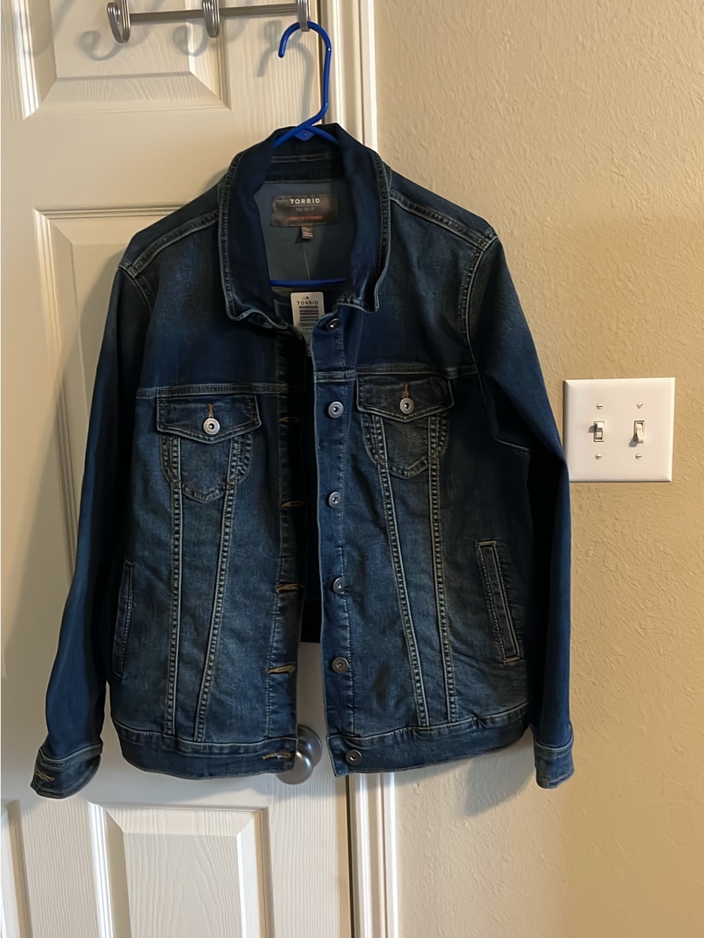 torrid Dark Wash Blue Denim Jacket